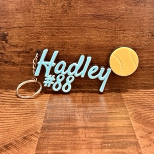 Keychain_Softball